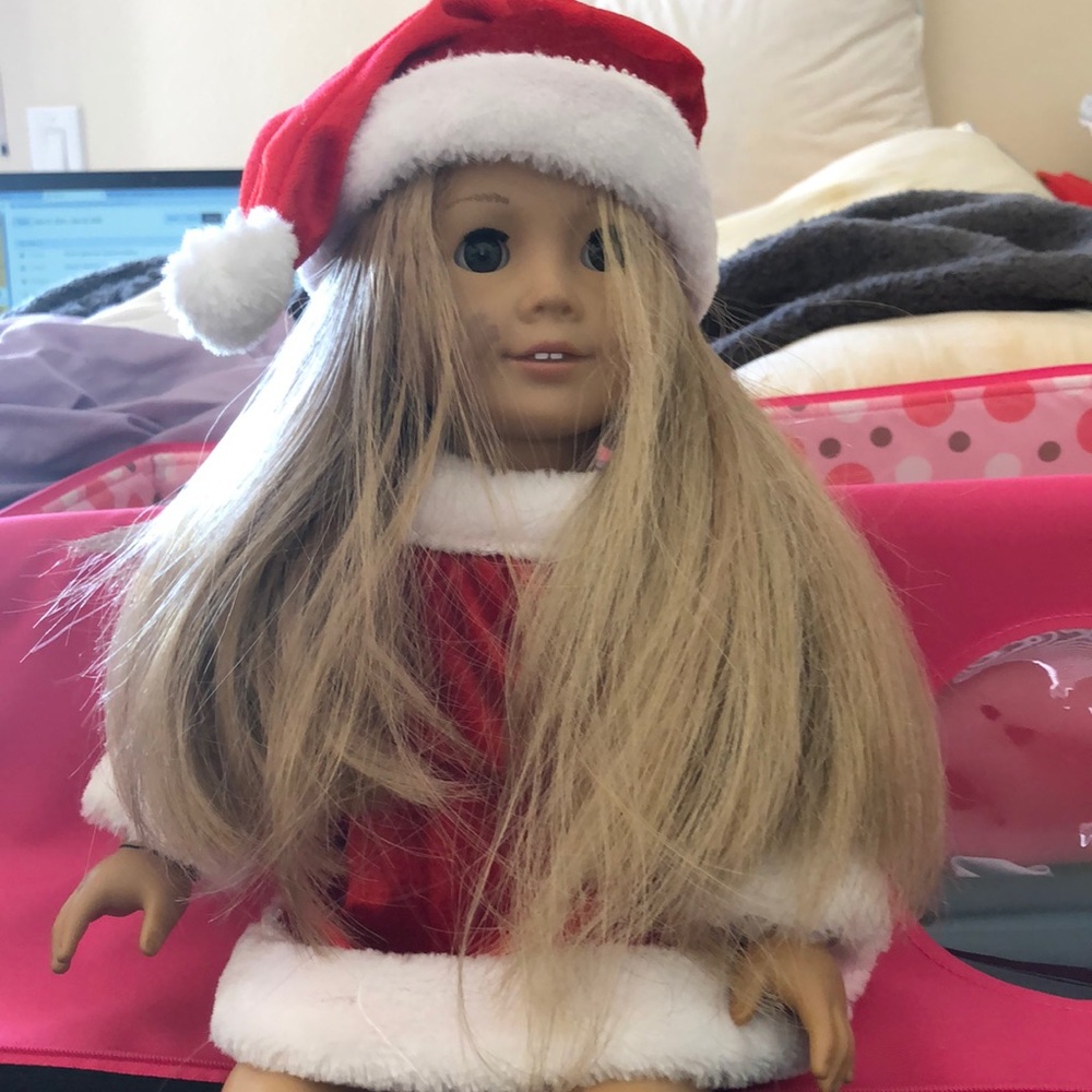 american girl doll christmas set